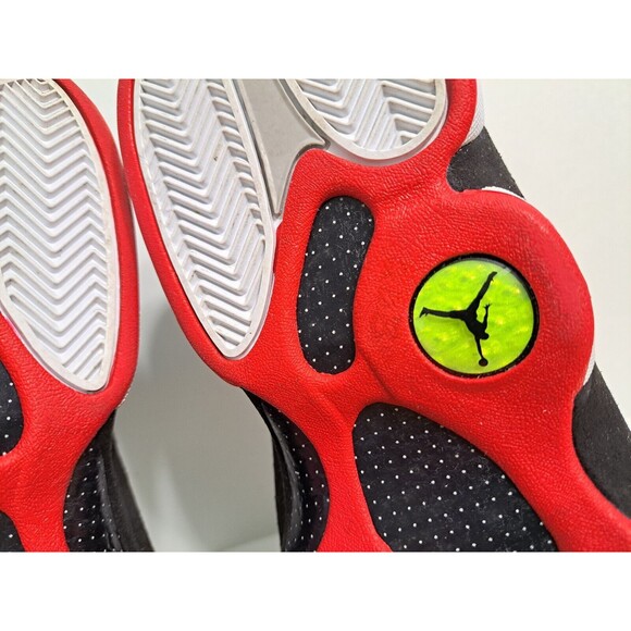 Nike Men's 12.5 Air Jordan 13 Retro Mid Playoff 414571-062 OG XIII Black Red - Picture 13 of 13
